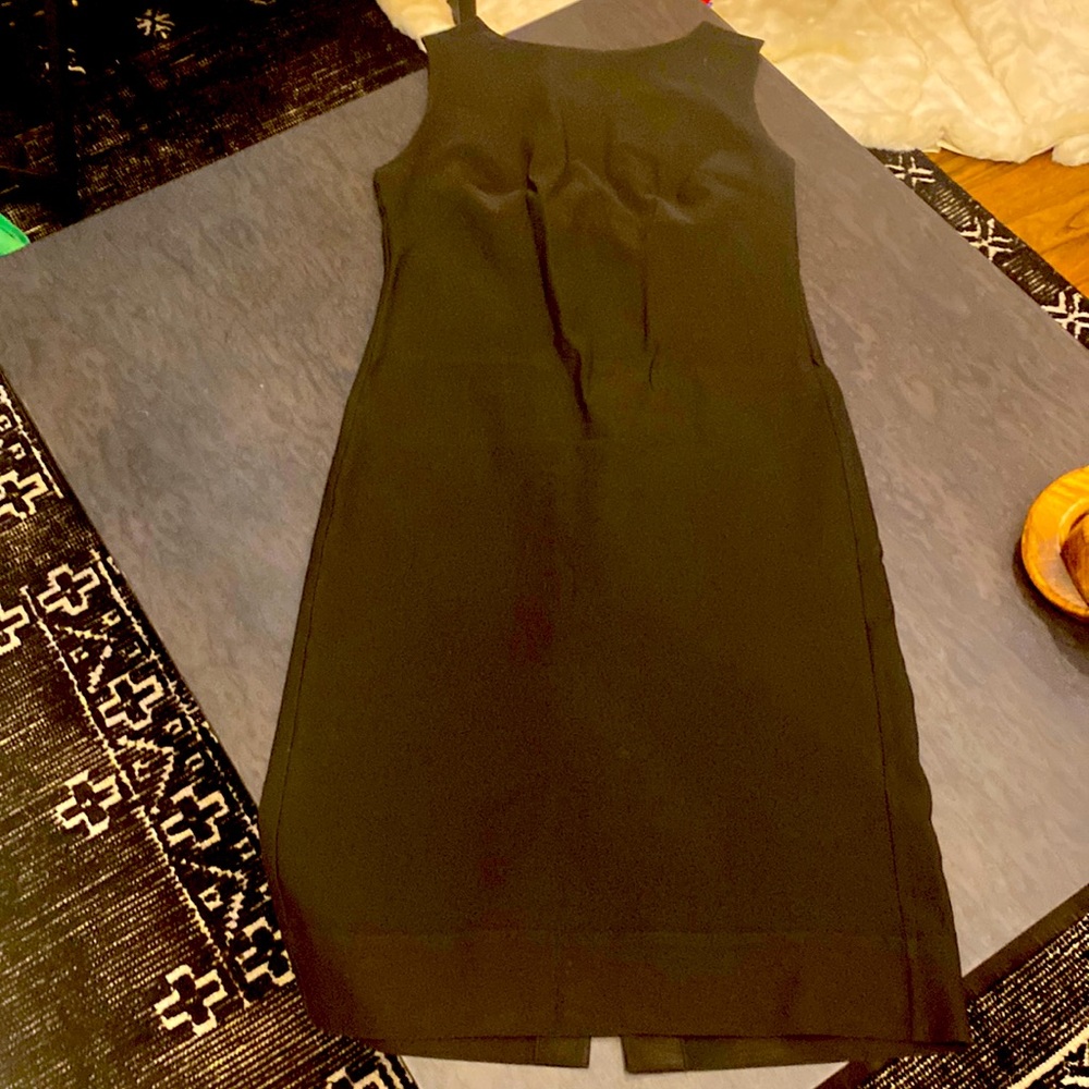 Elizabeth Suzann Elise Dress Black Sheath - Size 14-S